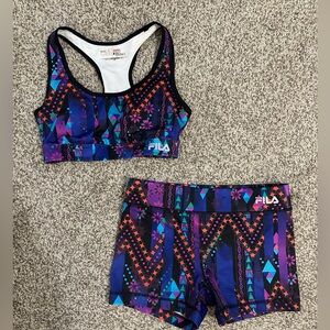 FILA Women’s Matching Running Workout Set